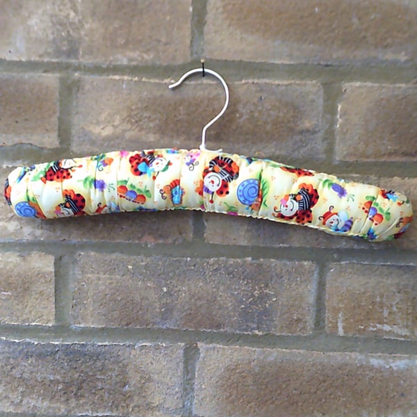 Comical Insects Child's Padded Coat Hanger