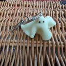 Friendly ghost keyring.