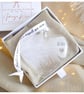 Dad Memorial Feather Bauble, In Memory of Dad, Heart Glass Christmas Ornament, R - Image 9