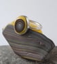 Sterling silver and corvette fordite ring - Image 3