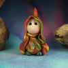 Spring Sale ... Tiny Garden Gnome 'Jin' OOAK Sculpt by Ann Galvin