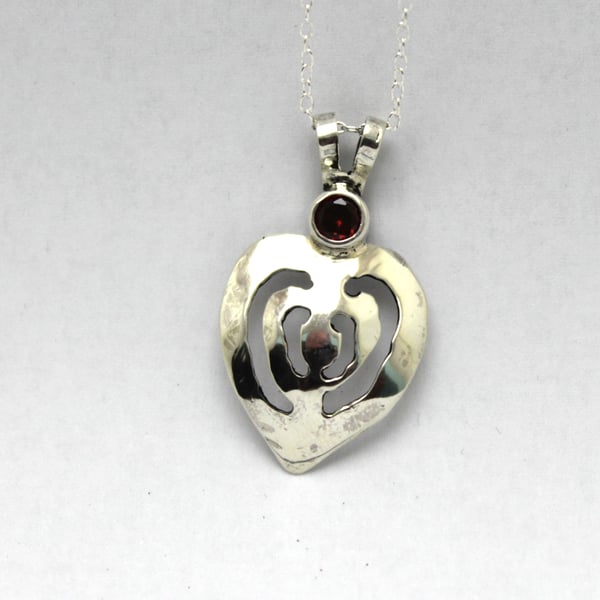 Pierced Heart Necklace