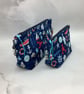 Seaside makeup bag, Nautical zip bag, 2 size options, Handmade - Image 2