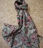 William Morris Scarf Persian Red and Green