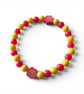 A bright and cheerful handmade children's bracelet 