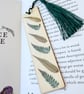 Pressed Foliage Wooden Bookmark With Real Ferns - Image 5