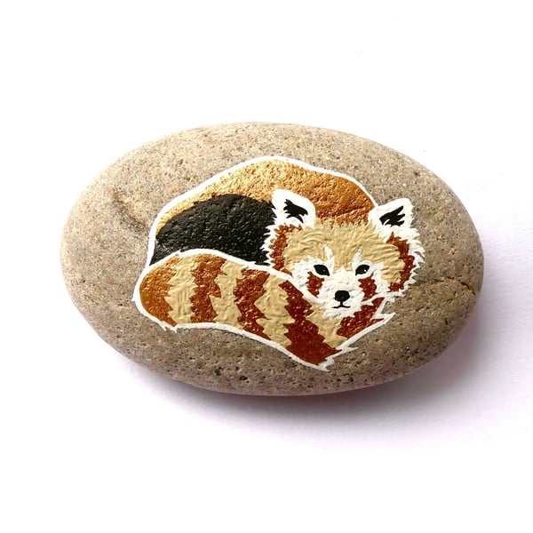 Copper Red Panda Stone - MADE TO ORDER