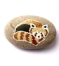 Copper Red Panda Stone - MADE TO ORDER - Image 1
