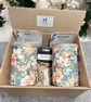 Grow Your Own Herb Garden Gift Set Personalised Vintage peaches and cream floral - Image 3