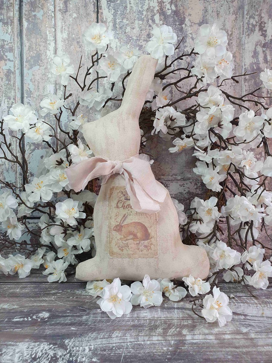 Shabby Chic Style Easter Bunny