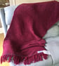 Handwoven blanket Afghan Red Squirrel  - Image 2