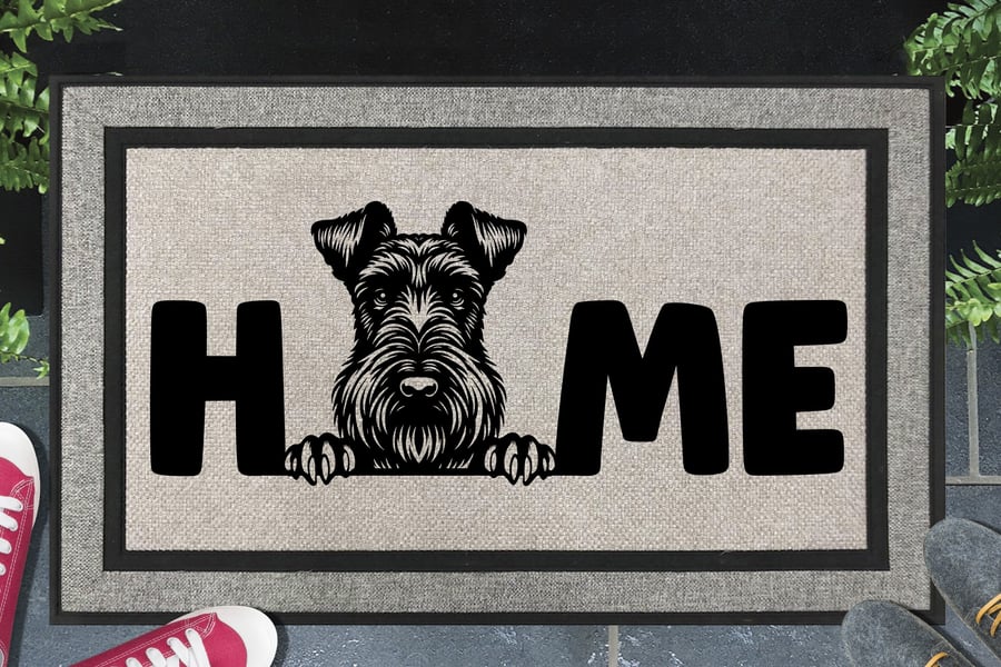 Irish Terrier Home Door Mat No.2 - All Weather Doormat - 45x70cm 