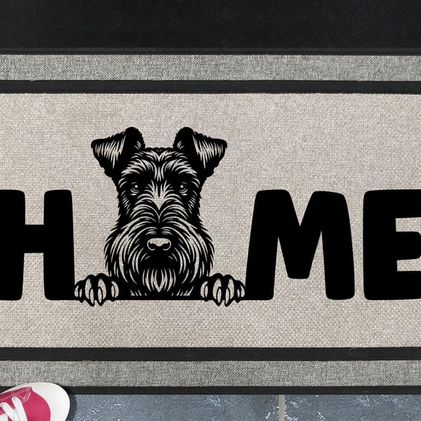 Irish Terrier Home Door Mat No.2 - All Weather Doormat - 45x70cm 