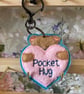 Pocket Hugs – Emotional Support,Gift, keyring, bag tag,  - Image 2