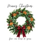 Christmas card - wreath design