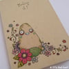 pocket notebook with hand drawn illustration - rocking it!