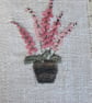 Hand embroidered keepsake blank greetings card - Image 2