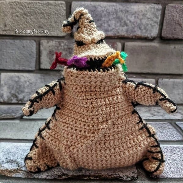 Crochet Boogie Man, Boogie Man Doll, Handmade Boogie Man Doll 