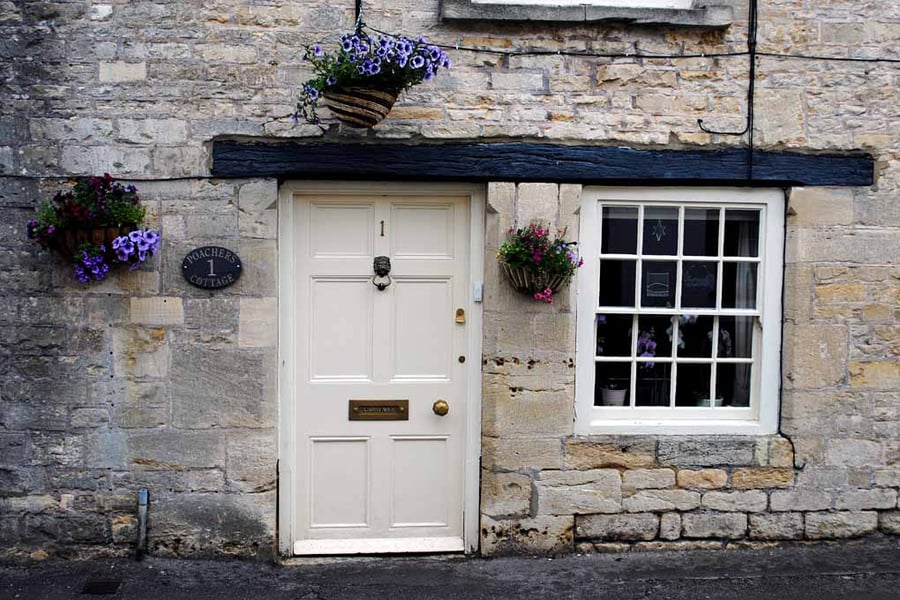 Cotswolds Cottage Tetbury Gloucestershire Photograph Print