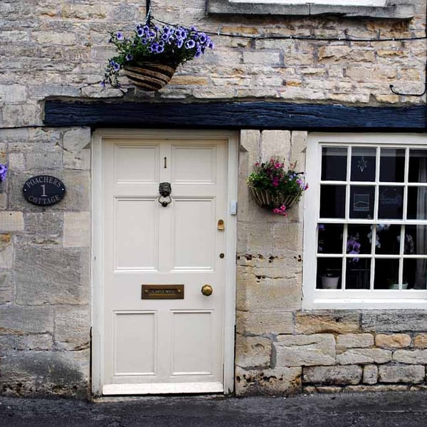 Cotswolds Cottage Tetbury Gloucestershire Photograph Print