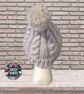 Hand Knitted Hat, Ladies Cable Hat, Pom Pom Hat - Image 2