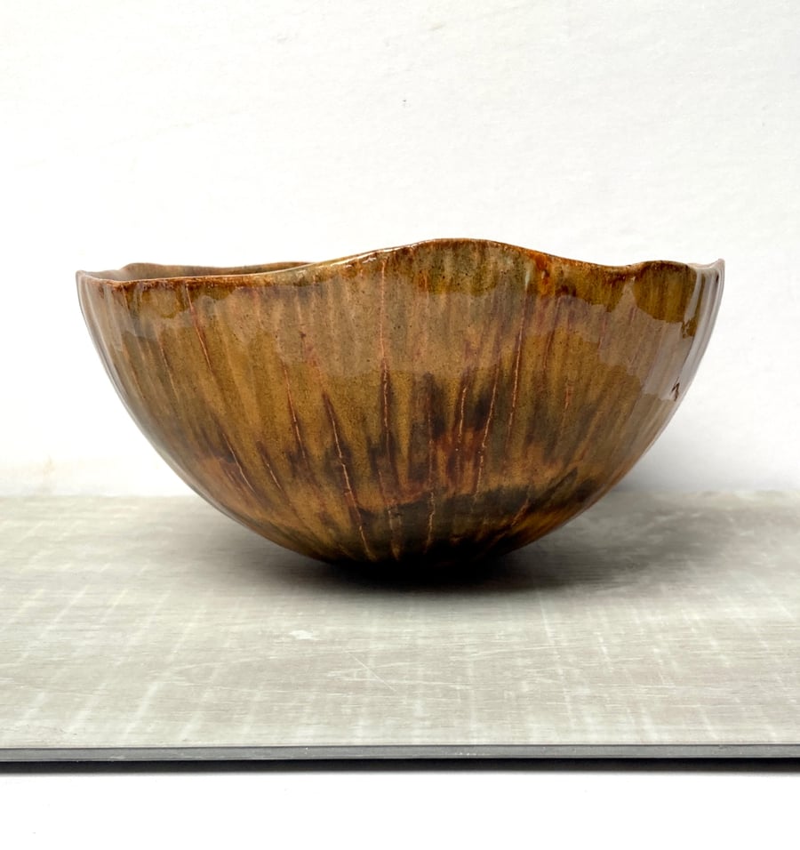 SALE Hand Coiled decorative bowl 