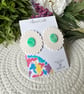 Statement Deco Flower Studs - Image 3