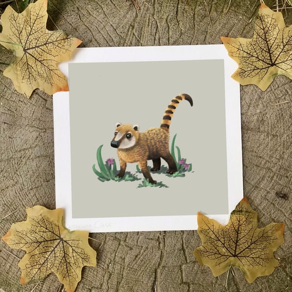 Coati Art Print