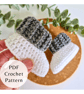 Ridged Cuff Crochet Baby Booties Pattern - US Terms - Image 7