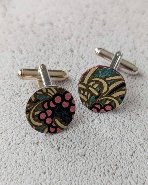 Upcycled Beer Can Cufflinks