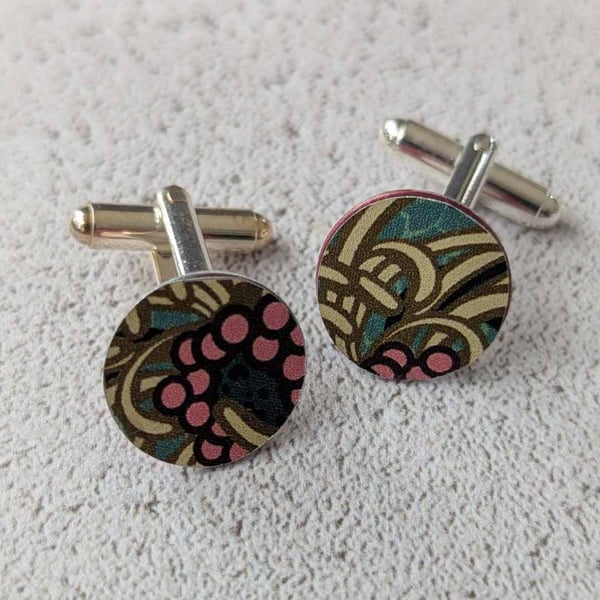 Upcycled Beer Can Cufflinks