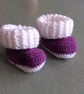 Gorgeous crocheted booties  - Image 1