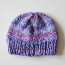 HAND KNIT Ladies Meadow Flowers Hat