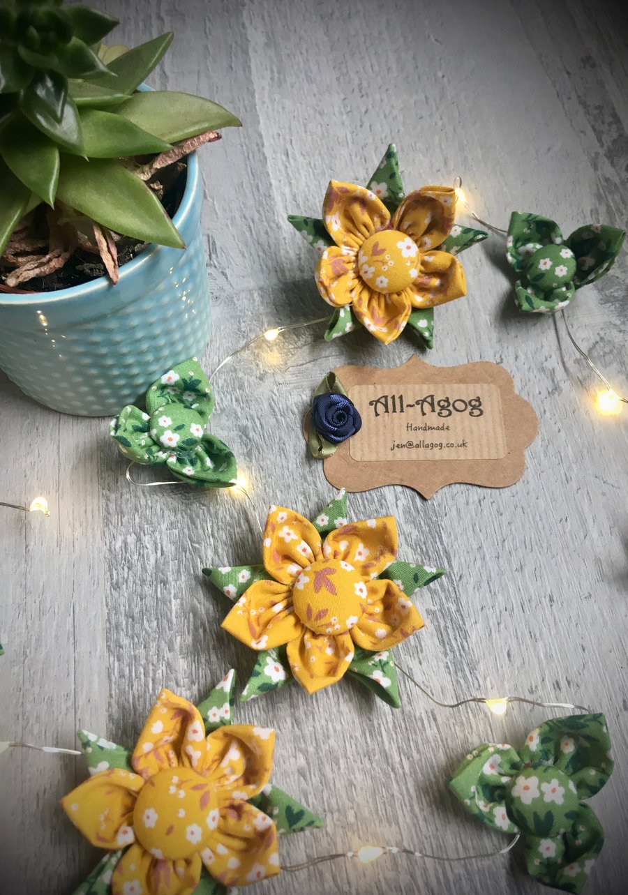 Flower Fairy Lights - Sunny Yellows and Spring Greens