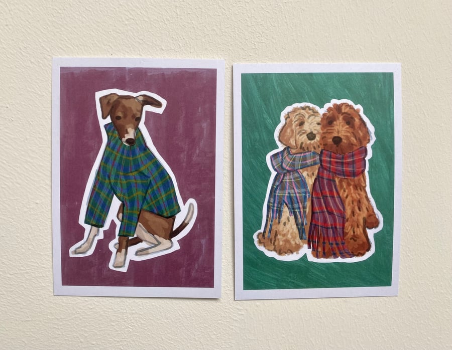 Glasgow dogs postcards