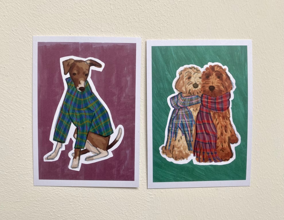 Glasgow dogs postcards