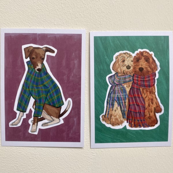 Glasgow dogs postcards