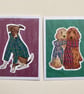 Glasgow dogs postcards