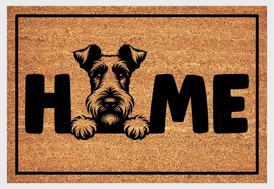 Irish Terrier Home Door Mat No.1 - Irish Terrier Dog Welcome Mat - 3 Sizes