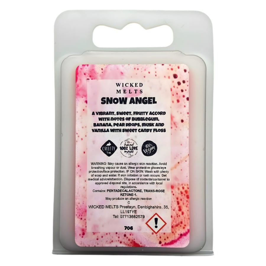 Snow Angel Wax Melt – Large Eco Clamshell