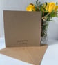 20th Handmade Birthday Card from felt. Keepsake Card. Textile card. - Image 6