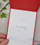Christmas Gift Wallet and Card Set - cards gift wallets, handmade, santa snowman - Image 4