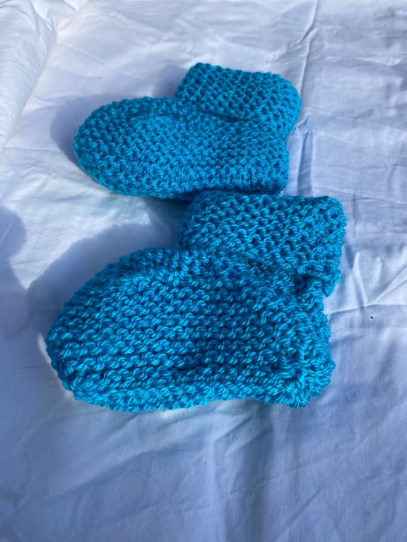Handknitted Chunky Baby Booties