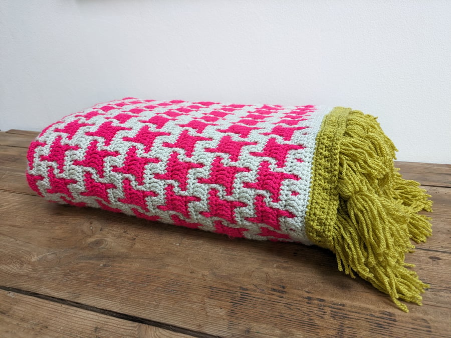 Crochet blanket, throw