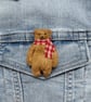 Charlie - Bear Brooch