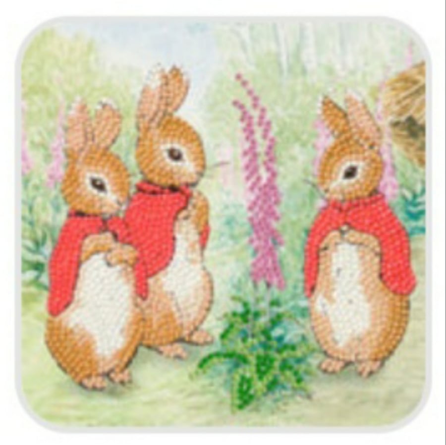 Peter rabbit crystal art craft buddy kit