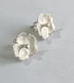 Rockrose hand made Silver Earstuds - Image 6