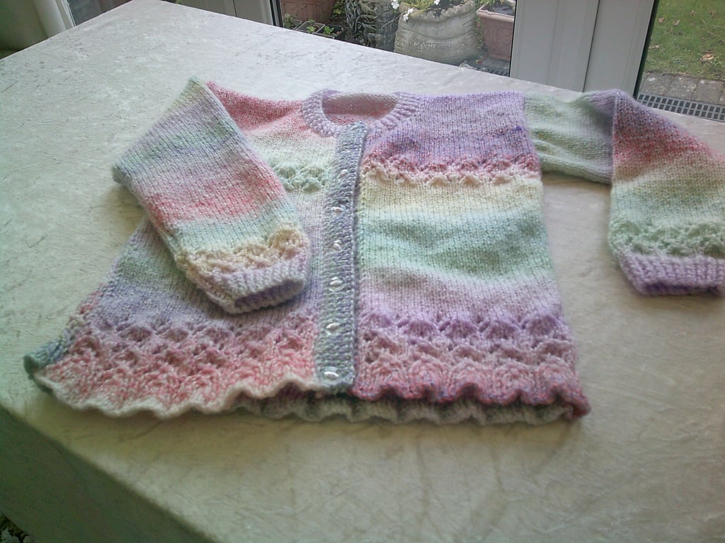 26 inch Multi Coloured Girls Cardigan