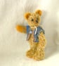 Woody, a 6" collectable mohair bear with a knitted waistcoat - Image 6