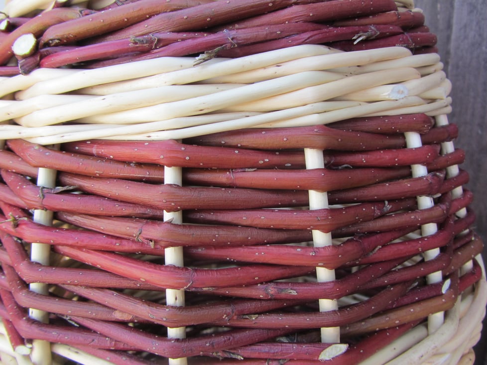Willow Baskets - By Geoff Travers